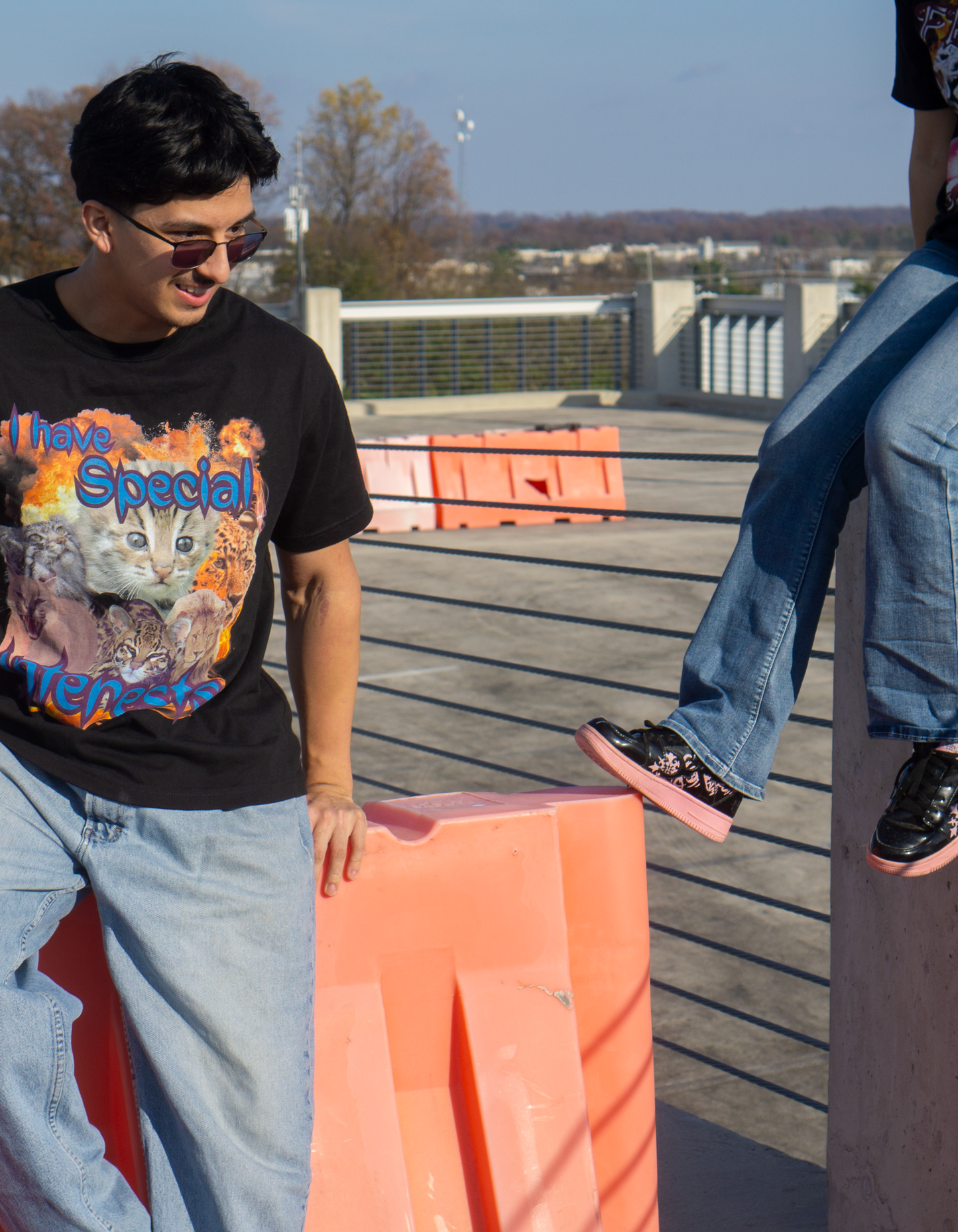 "I Have Special Interests" Funny Cat Oversized Tee